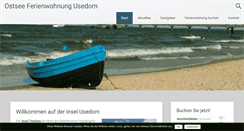 Desktop Screenshot of ostsee-fewo-usedom.de